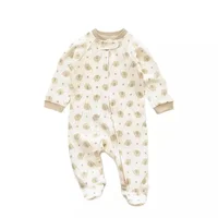 

100% organic cotton newborn boys and girls clothes baby rompers