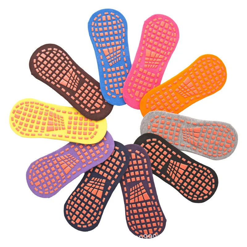 

Logo Custom Factory Wholesale Cheap Price Unisex Ankle Crew Colorful Grip Yoga Trampoline Sports Anti Slip Socks, Custom color