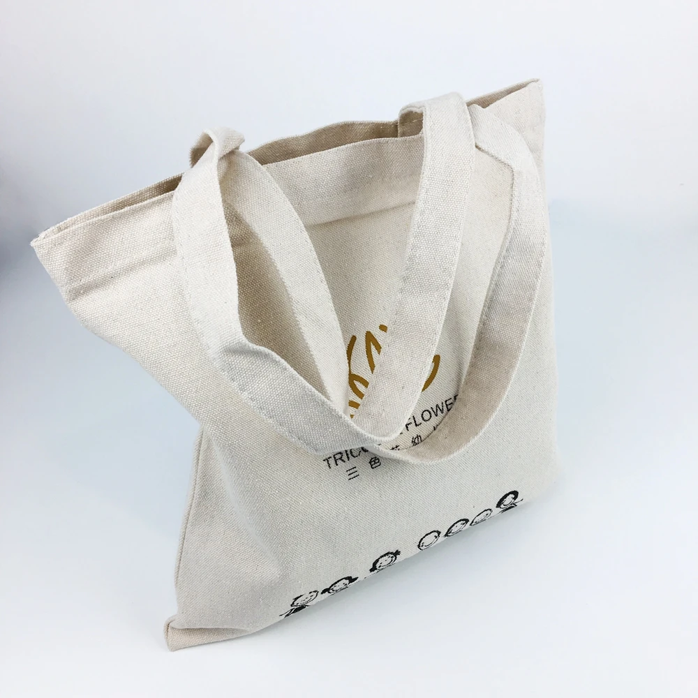 

Economical shopping foldable canvas cotton eco friendly blank tote bag, Customized color