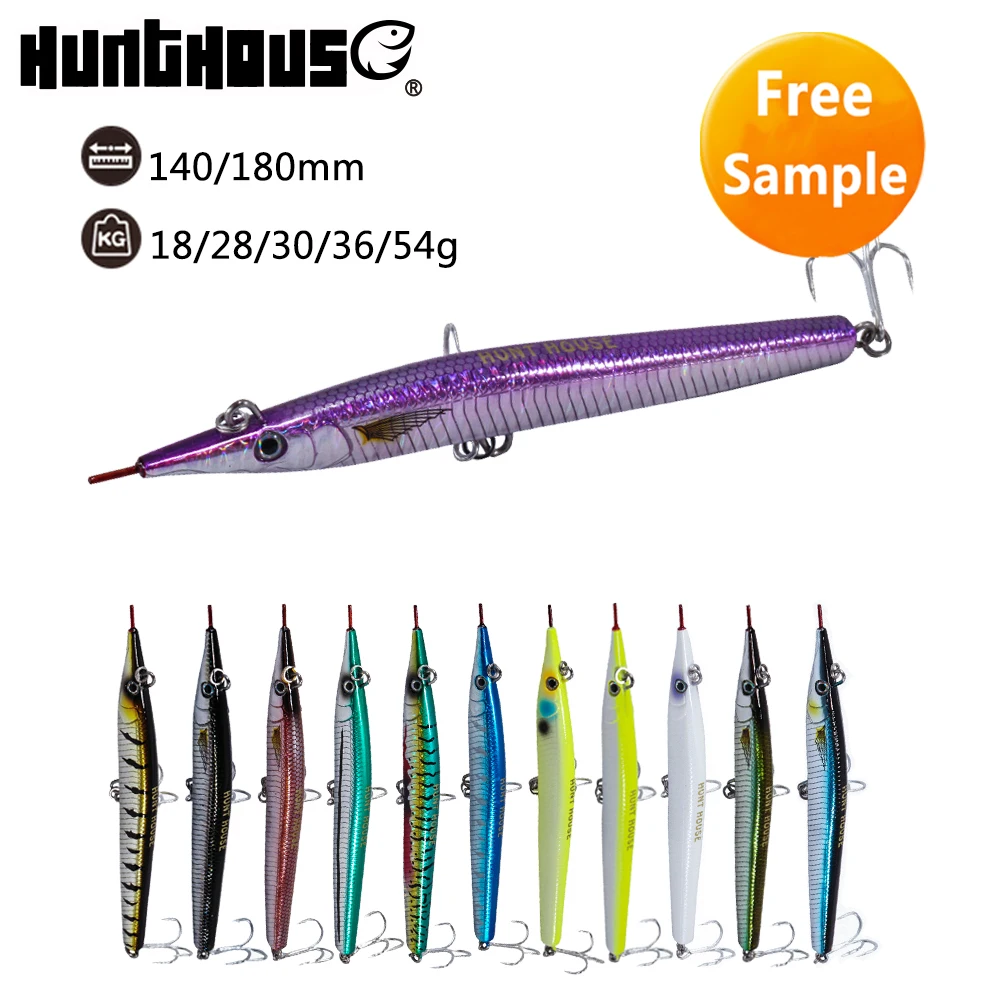 

japan high quality ABS plastic saltwater fishing lures sinking pencil, 14colors