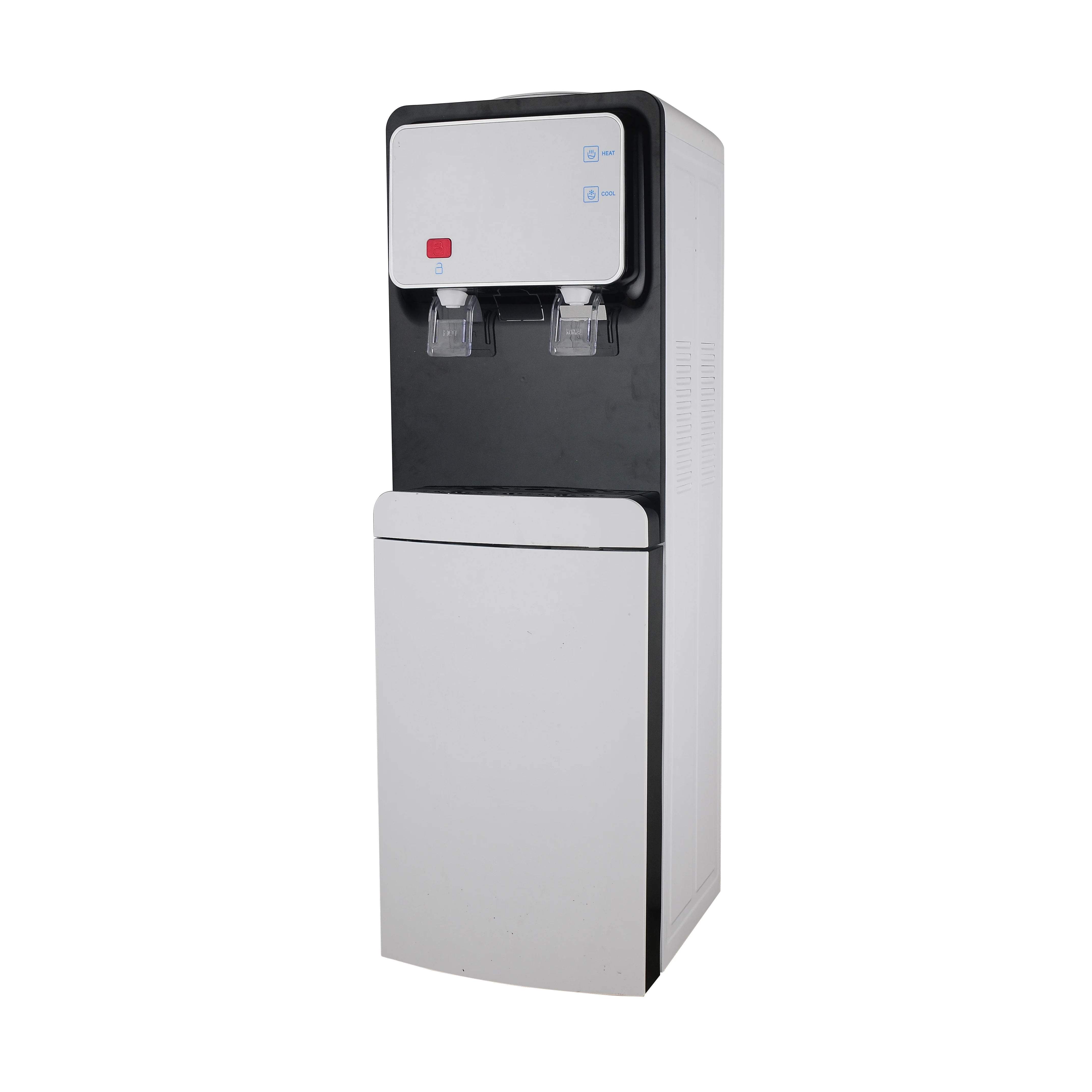 
Floor standing hot and cold water dispenser/water cooler 