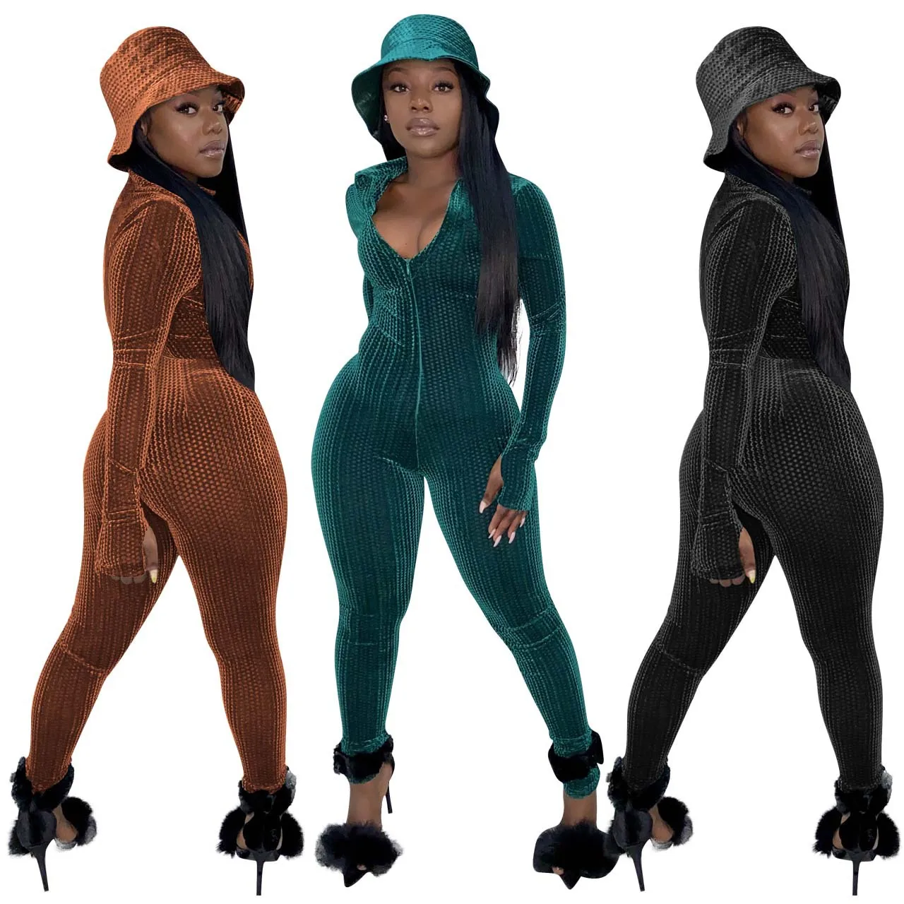 

Fall 2021 Fashion Trendy Women Clothes Jumpsuits Women 2021 Women Jumpsuits Elegant Bodycon Jumpsuits, Picture