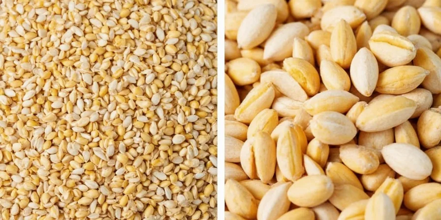 Roasting Sesame Seeds in Pan