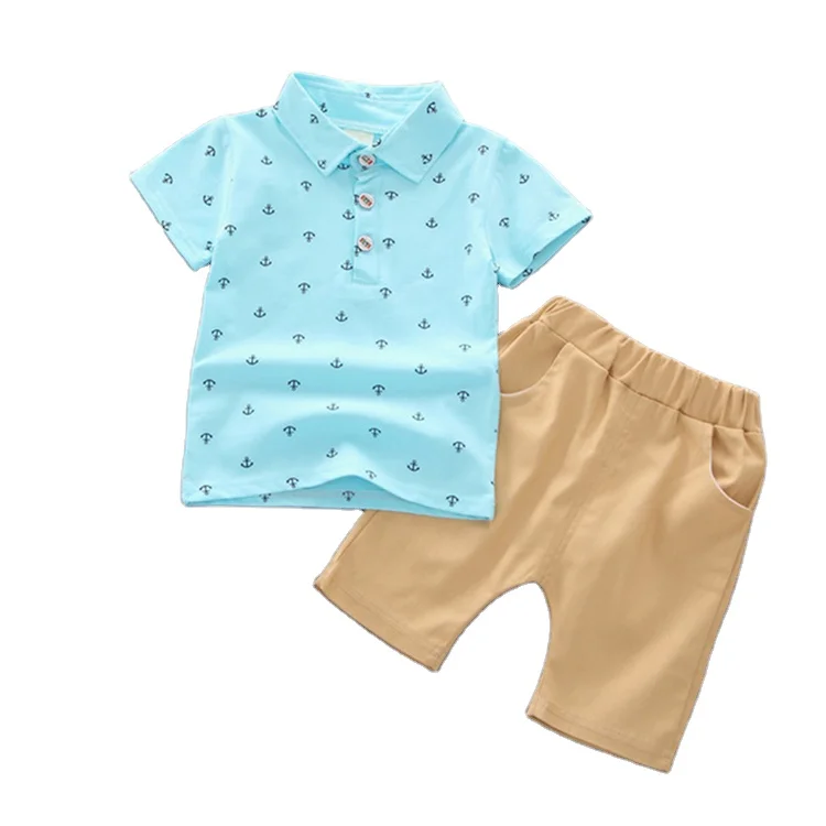 

Factory Supply Low Price Children Clothes Sets Suits Fashion Shirts For Boys