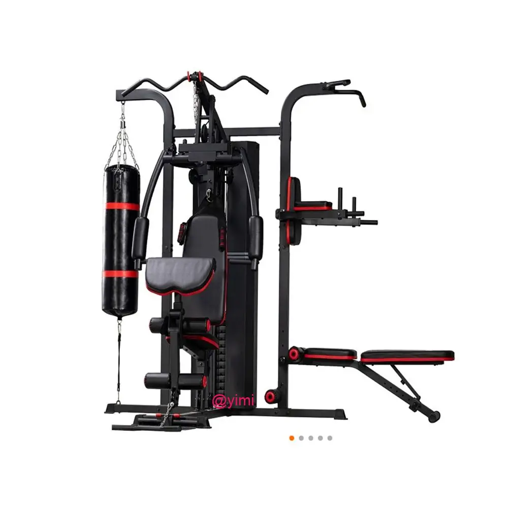

Functional Exercise Abdominal Train Multy 3 Station Home Gym Fitness Machine, Black