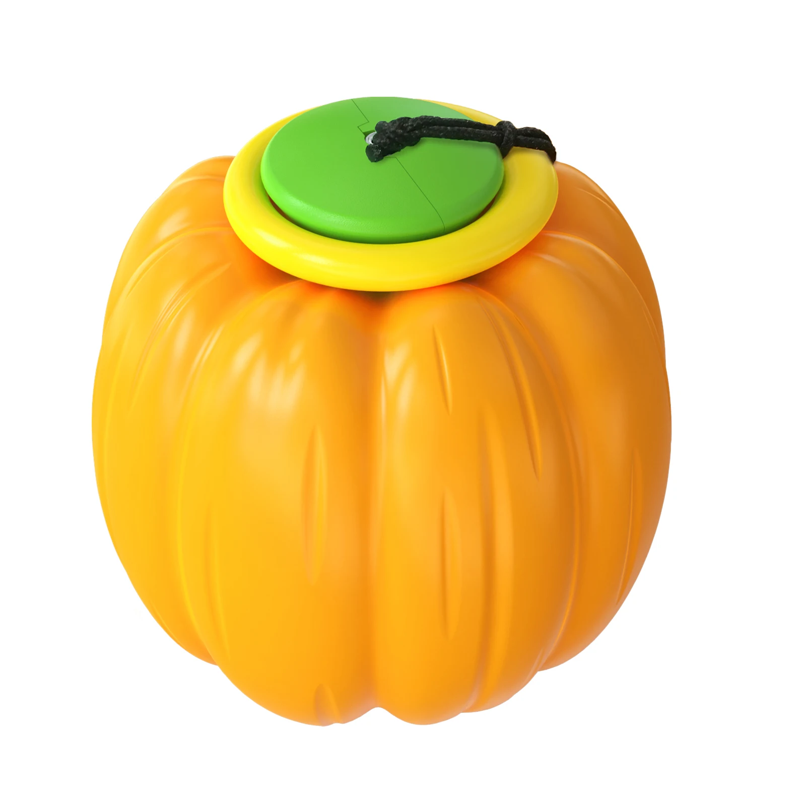 

Halloween Design Dog Training Pumpkin Ball Toy dog chewing Squeaky Toy Hand Throwing ball toy for dogs, Green/orange/yellow