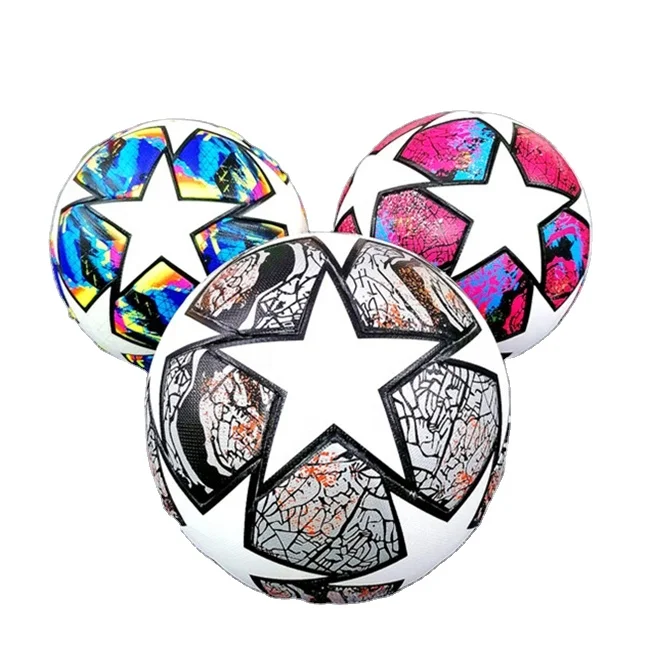 

Soccer Sport Ball Size 5 Gift Custom Football Outdoor sports equipment football soccer, Blue
