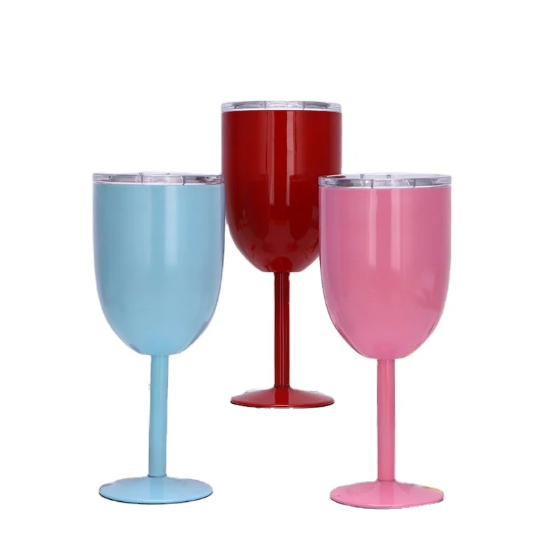 

Mikenda stainless steel double vacuum tall beer glass creative cocktail glass