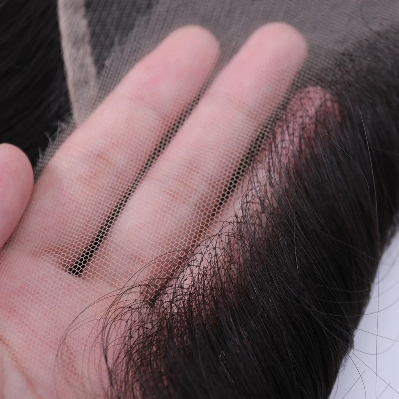 

Top quality transparent swiss lace frontal virgin hair,super fine thin swiss lace frontal,13x4 lace frontal