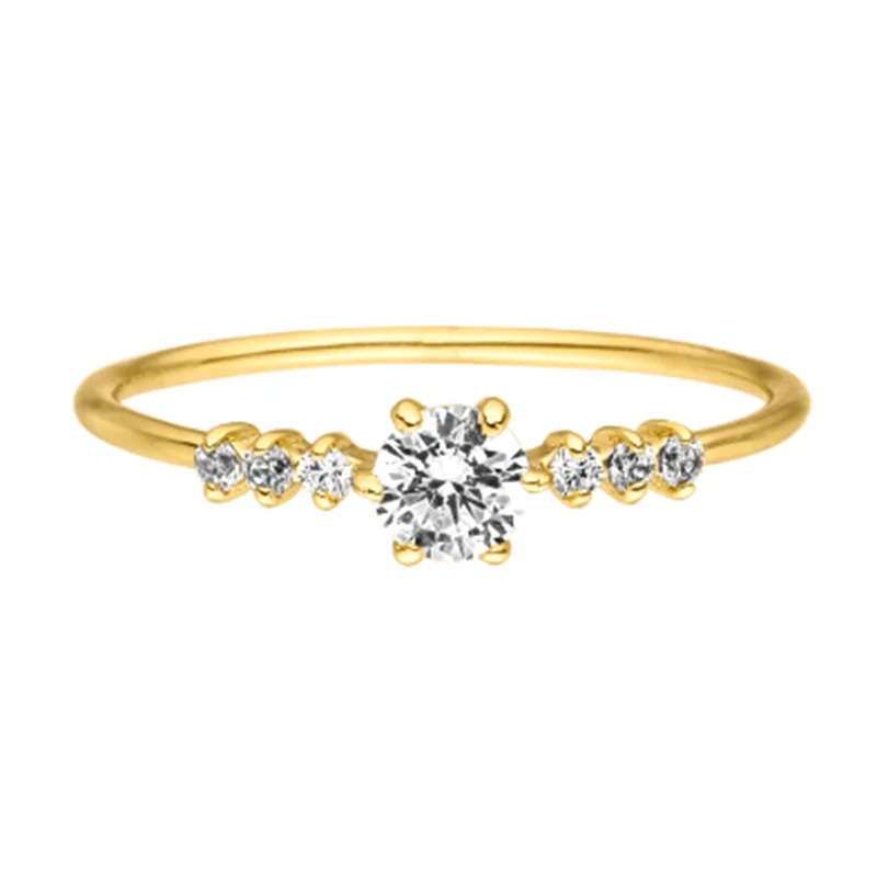 

ROXI 925 Sterling Silver Fashion 5A Zircon Diamond Exquisite Ring Jewelry Gift For Christmas