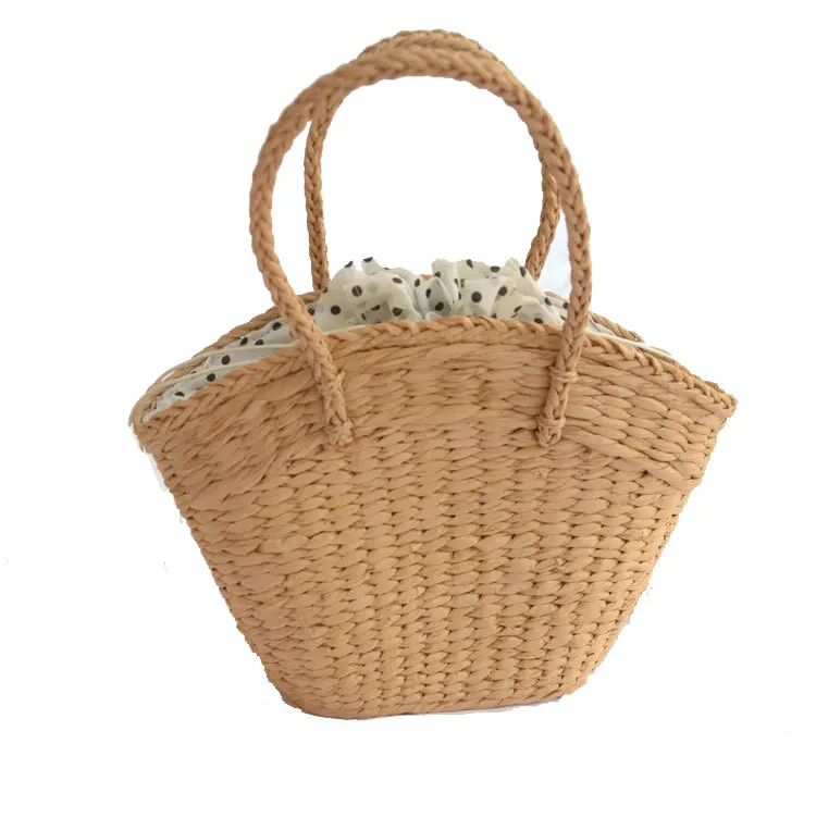 

2021 Handmade straw bags women handbags Bamboo Weave Handbag, As picture