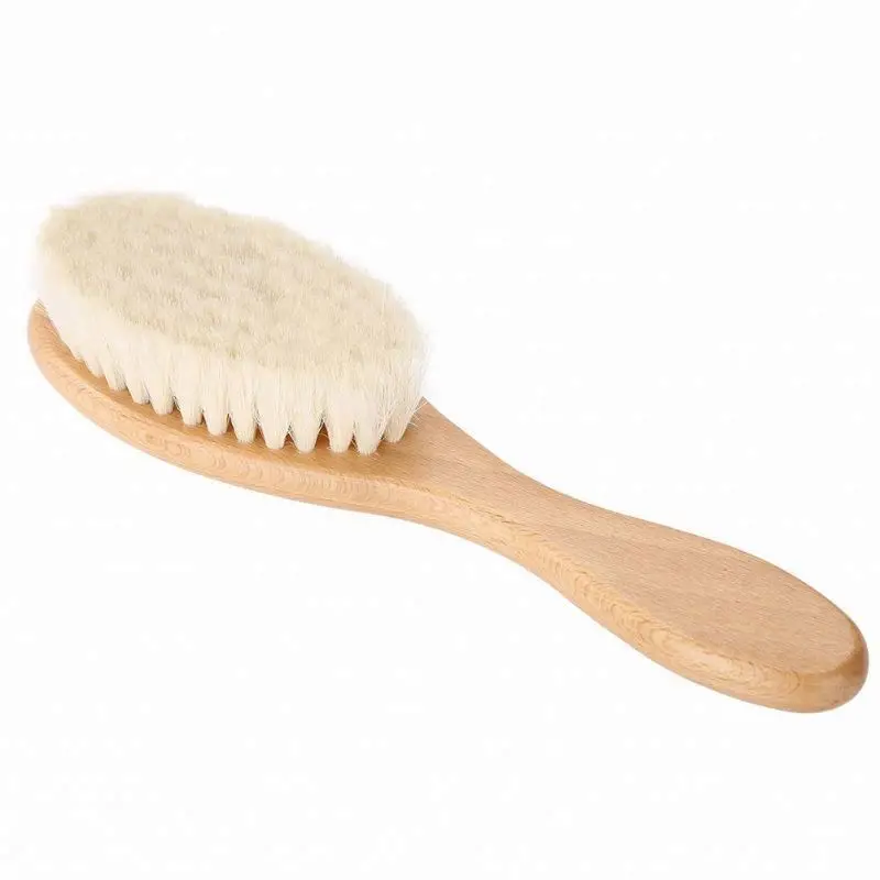 

Natural 3 Piece Wooden Baby Hair Brush And Comb Se