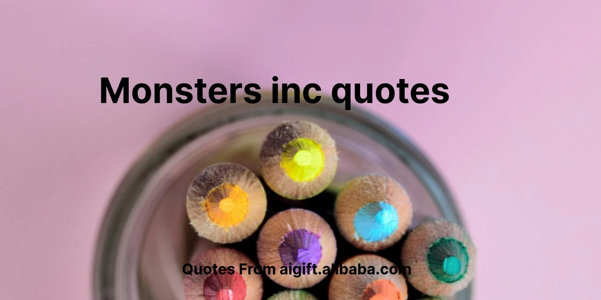 monsters inc quotes