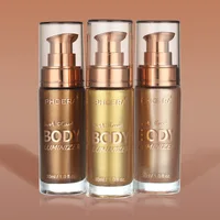 

body shimmer oil Luminizer Bronzer liquid highlighter makeup private label