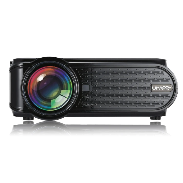 

Support USB Remote Control LED Screen Wireless Sync Display 1080P HD Mini Projector