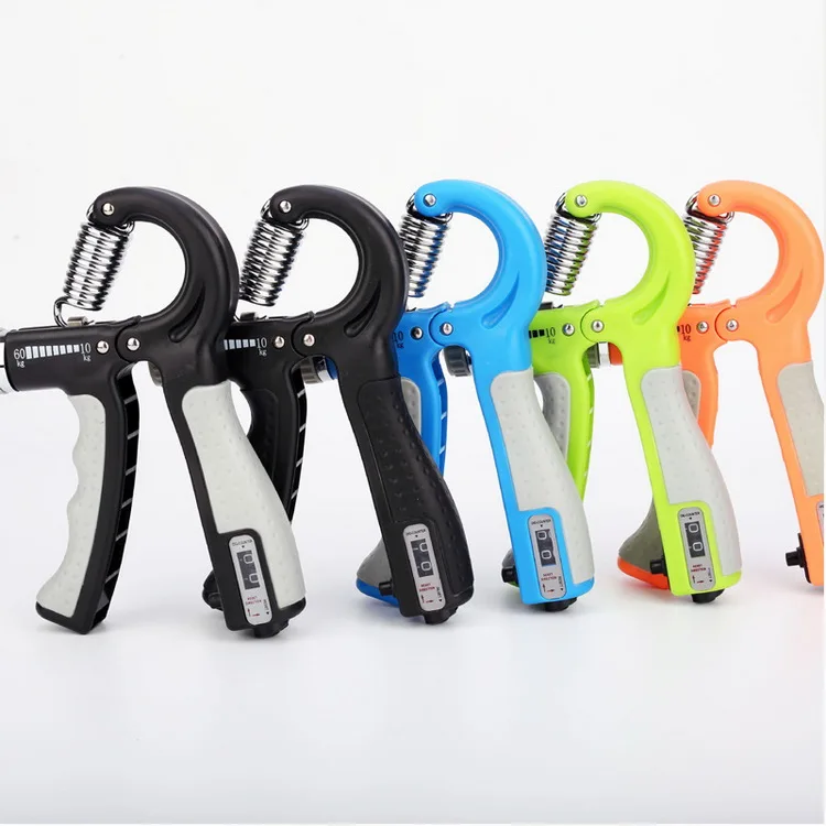 

2023 New Adjustable Heavy Gripper Fitness Hand Exerciser Grip Wrist Training Hand Grip Strengthener with Counter