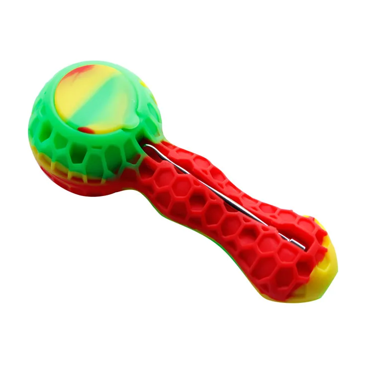 Fresh Popular Durable Silicone Smoking Pipe Plastic