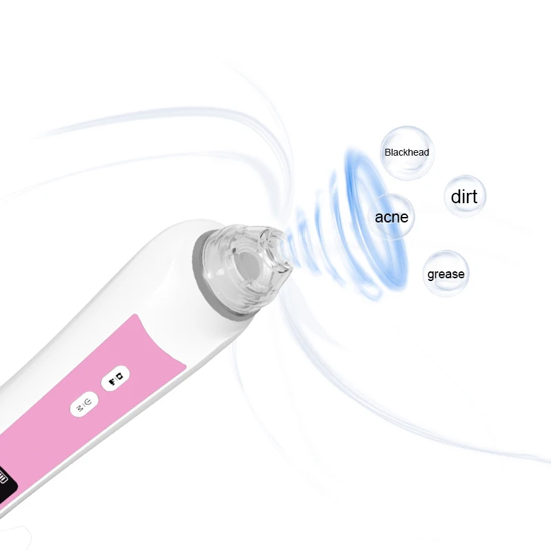 

Electric Skin Care Pore Cleaner Tool Kit Blackhead Vacuum Remover with Camera, Green/pink/violet