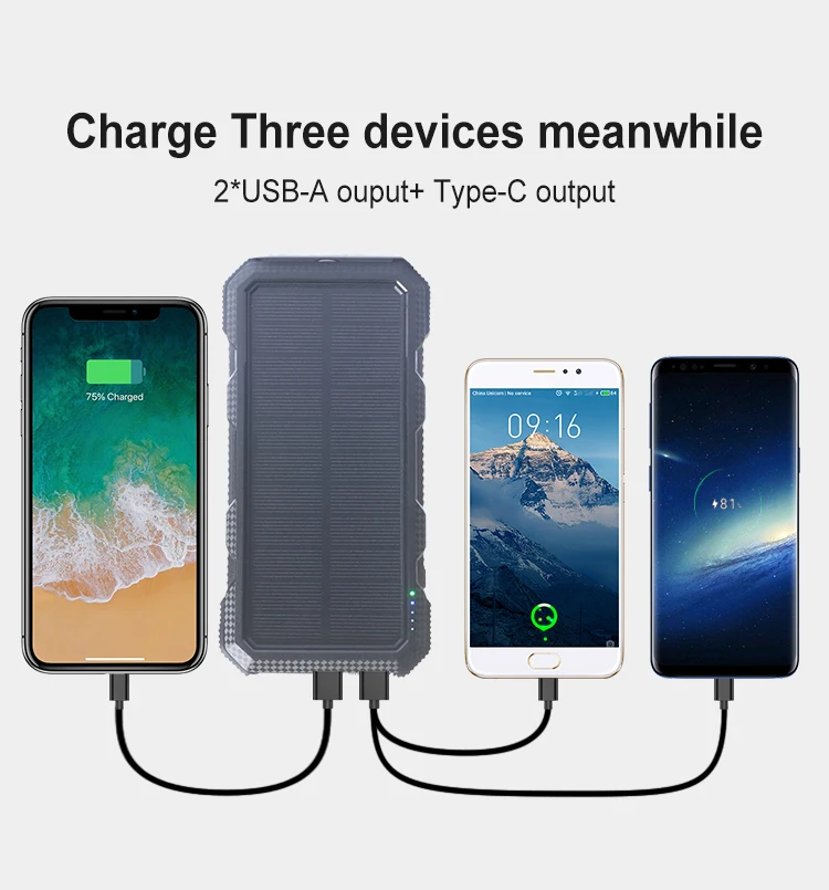 Bulk 10 W Portable Rohs Led Light Waterproof Solar Power Bank Mobile