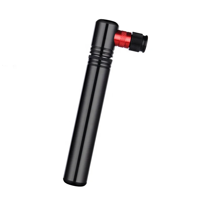 

2021 new design Aluminum Alloy Portable Mini Bicycle Pump Tire Air Inflator Pump For Road Mountain Bike Accessory, Black, sliver