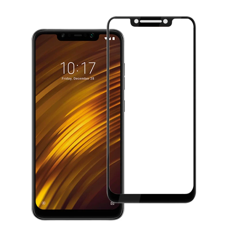 

free sample 9H Complete coverage seismic Prevent scratches fingerprint Toughened glass film for xiaomi poco f1 screen protector