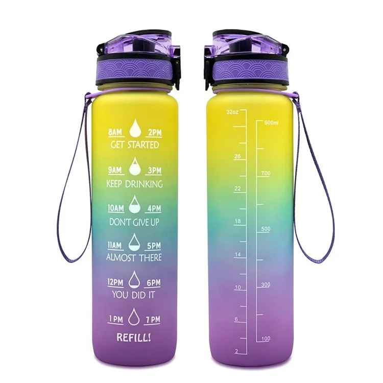 

New Brand Tritan Big Capacity Outdoor Cycling Camping Plastic Frosted Water Bottle