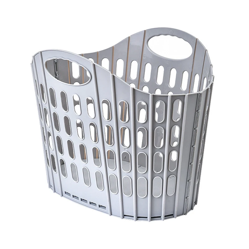 

High-Capacity Wholesale Plastic Laundry Basket Foldable Kids Baby Laundry Basket, Customizable