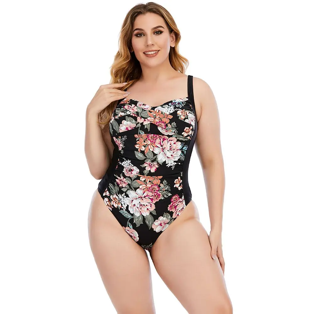 

High Quality Swimsuit Tummy Control Swimwear Conservative Plus Size Wholesale Bathing Suit, Customized color
