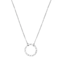 

Fashionable Simple Jewelry Stainless Steel Round Open Circle Pendant Necklace for Women YX14980