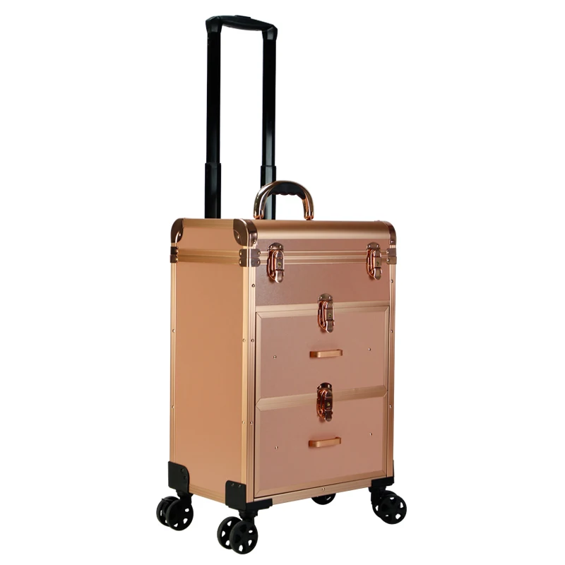 

Trolley makeup cases beauty detachable universal wheel beauty Professional nail tattoo toolbox makeup cases drawer