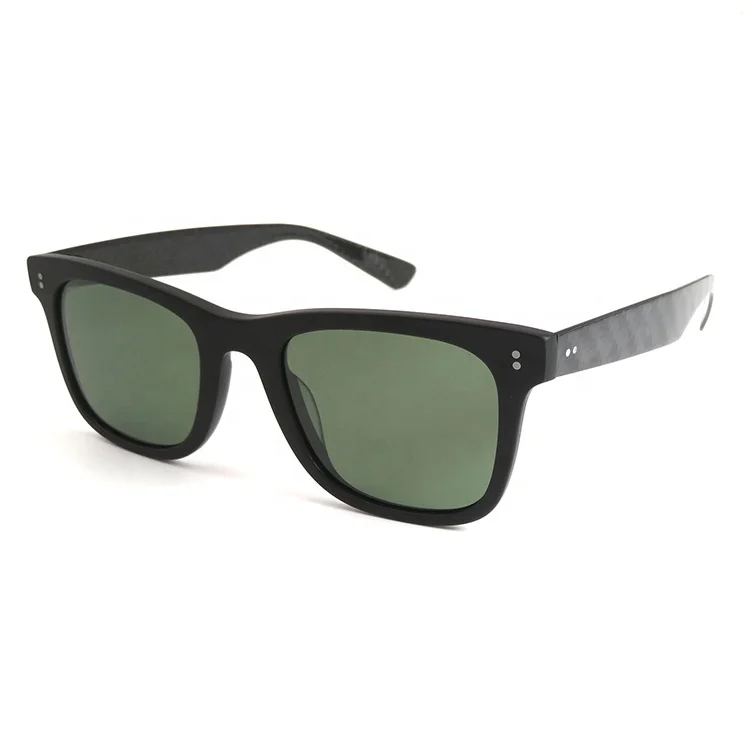 

Square mazzucchelli acetate combine carbon fiber polarized sunglasses for men
