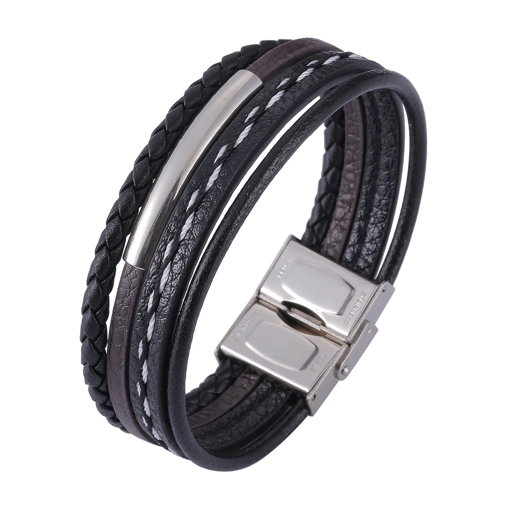 Vintage Multilayer Black Woven