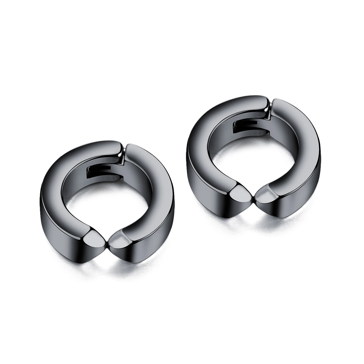 VIENS 1 pair Stainless steel Long Chain Tassel Ear Buckle Earring Punk Men  Women Asymmetry Earrings