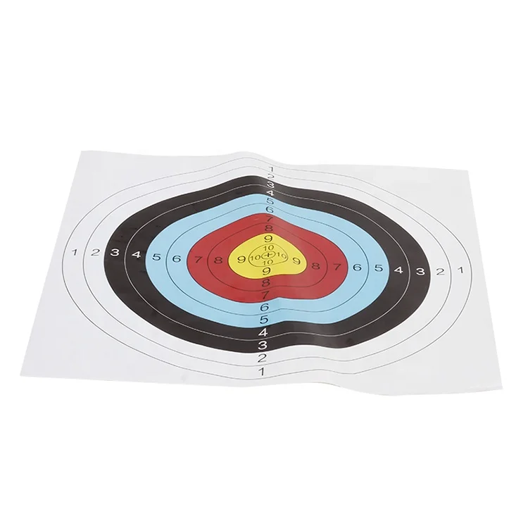 

Cost Effective Diameter 60 cm Standard 10 Rings Target Paper Archery for Outdoor Activity