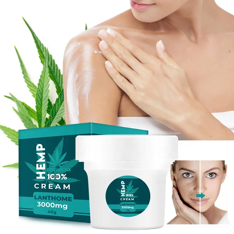 

OEM Private Label Organic Skin Care Moisturizing Anti Wrinkle Acne Cream Facial Face Care CBD Hemp Oil Cream