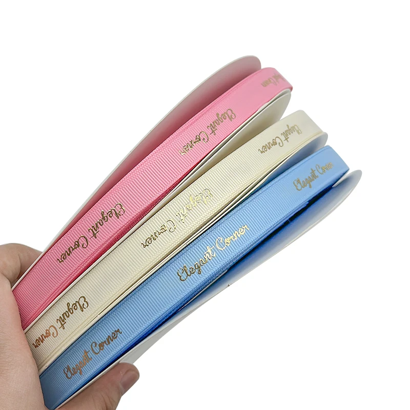 

luxury grosgrain ribbon roll wholesale personalized decorating gift flower packaging satin ribbon