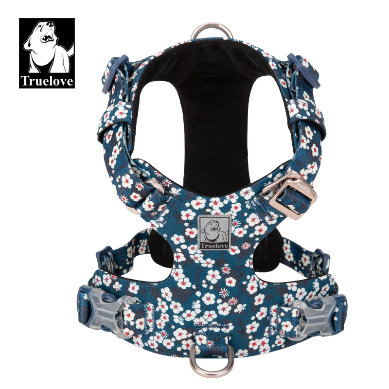 

Truelove Reversible Harnesses For Dogs Luxury Collar And Leash Set Pet Dog Harness Vest