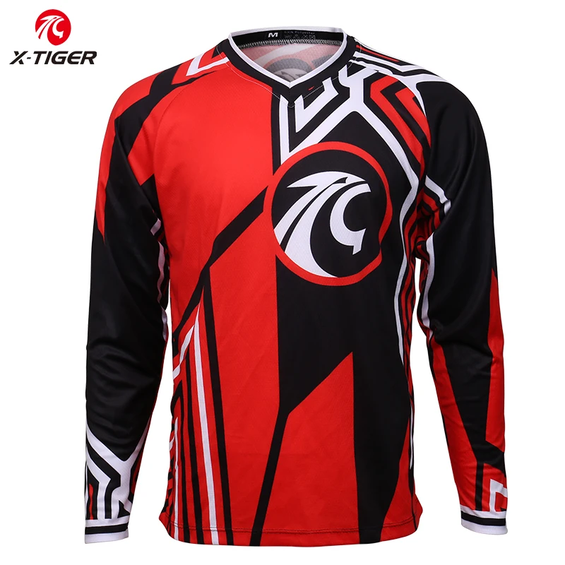 

Long Sleeves Mountain Bike Mtb Cycling Motocross Racing Dh Maillot Ciclismo Hombre Custom Quick Drying Downhill Jersey, Customized color