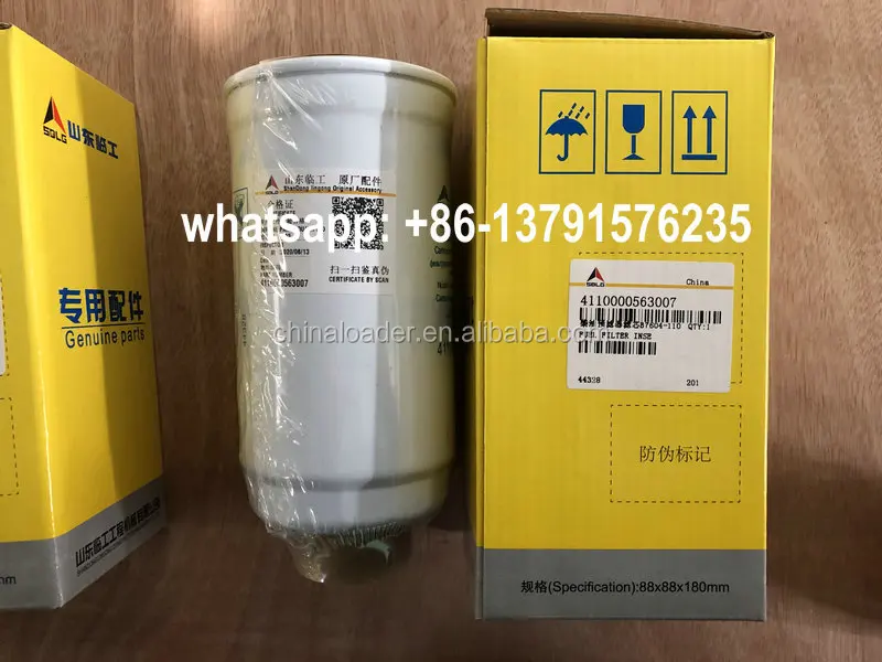 Filtro de combustible SDLG B877F 4110000563007 – stock y garantía 3 meses