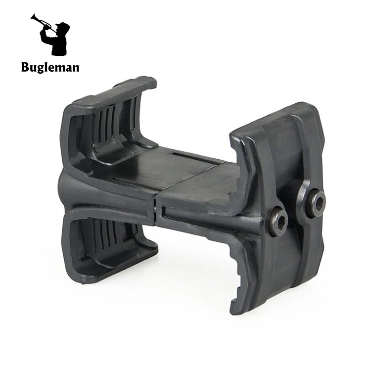

Bugleman Tactical Rifle Fast Mag Magazine Coupler Parallel Connector AR15 Magazine Accessories, Black/tan