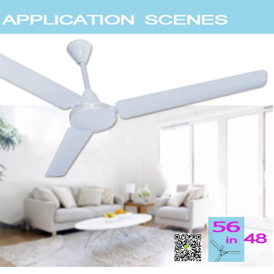 Ghana aura style 56 inch modern ceiling fan with aluminum blades, View