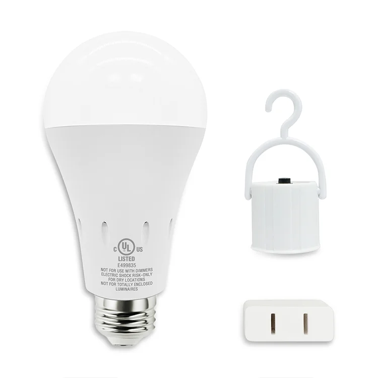 

Automatic Rechargeable Charge Indicator Red Charging Green Full Charged LED Emergency Bulb Light