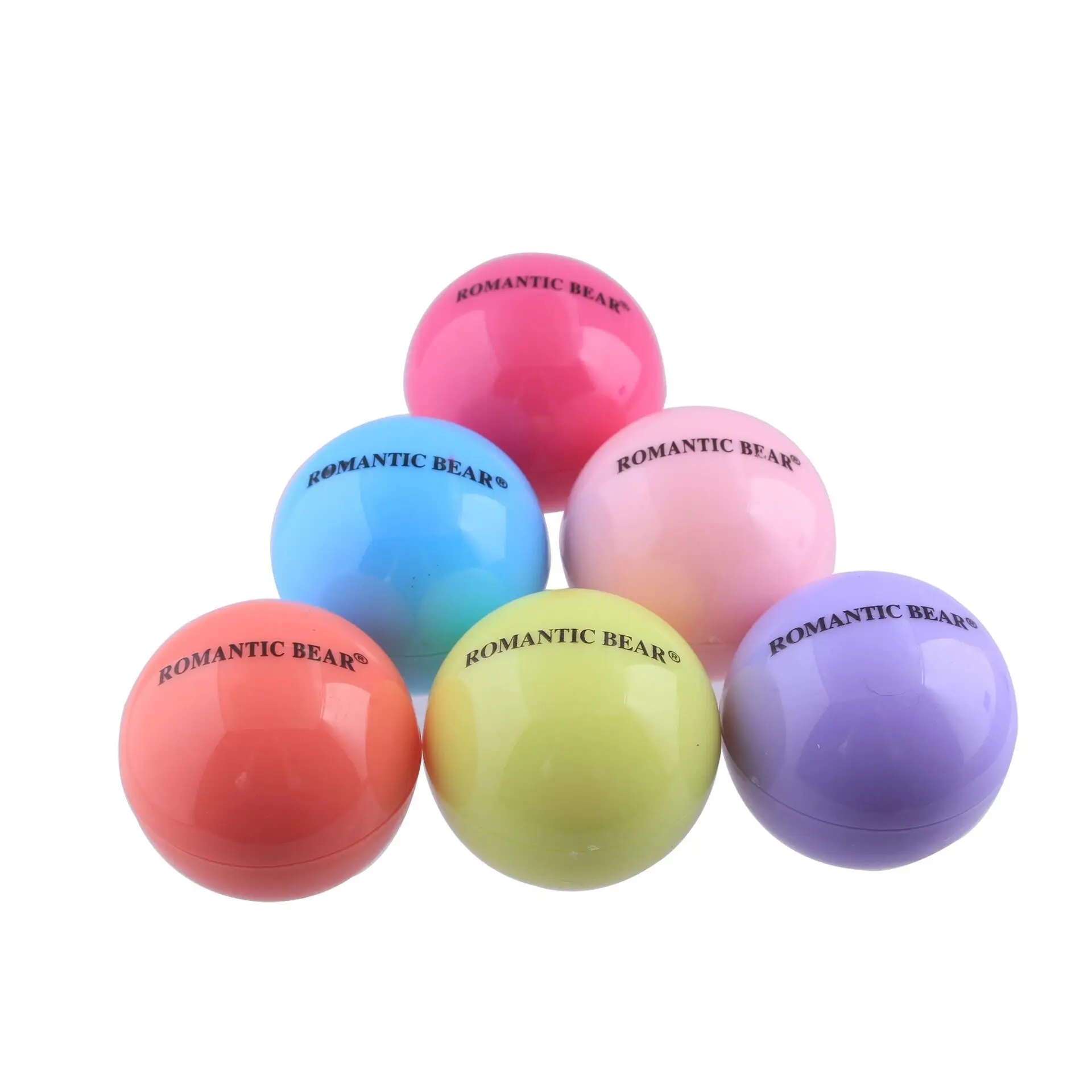 

High Quality Plastic Boxes Egg Shape Lovely color lip balm color changing lip balm chapstick lip balm