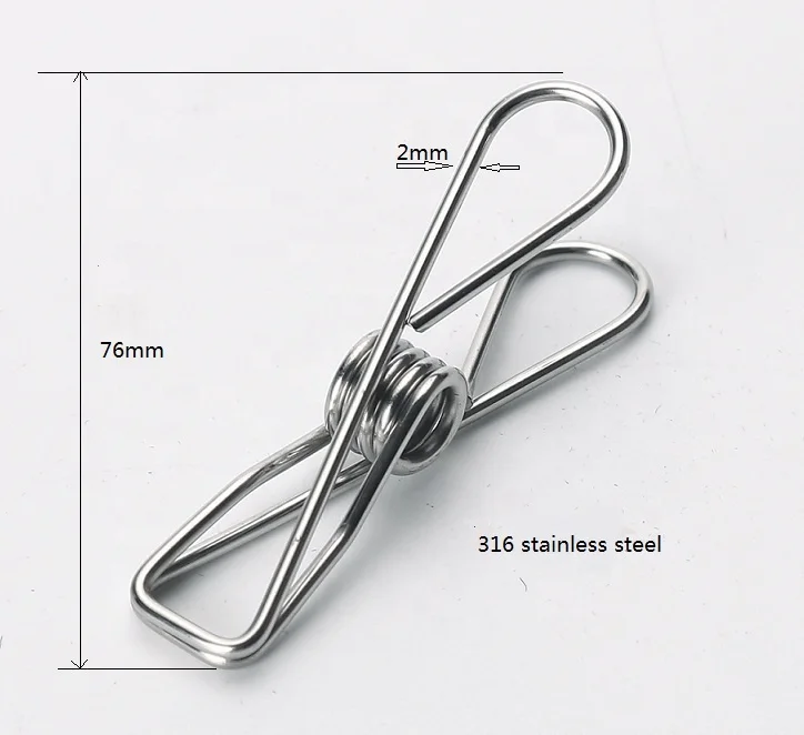 

316 stainless steel peg can be used for Christmas decoration and marine grade cloth pegs And Ocean grade peg, Silver