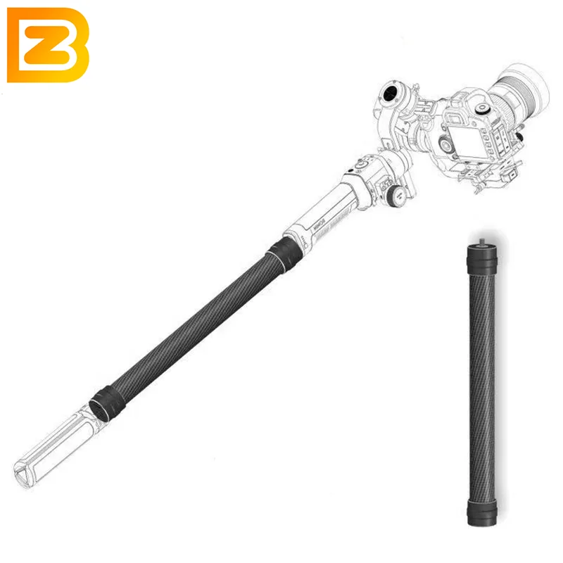 

Dslr Camera Stabilizer Extension Rod Stabilizer Universal Portable Lightweight Carbon Fiber Camera Stabilizer Handheld, Black