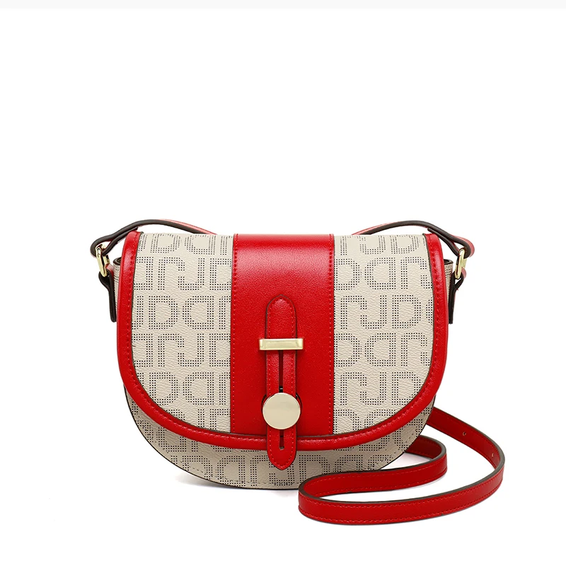 

Fashionable Korean Version Of Cute Ladies Shoulder Bag New Design Girl Saddle Bag Retro Female Messenger Purse Bag YGM21-345, Accept custom made