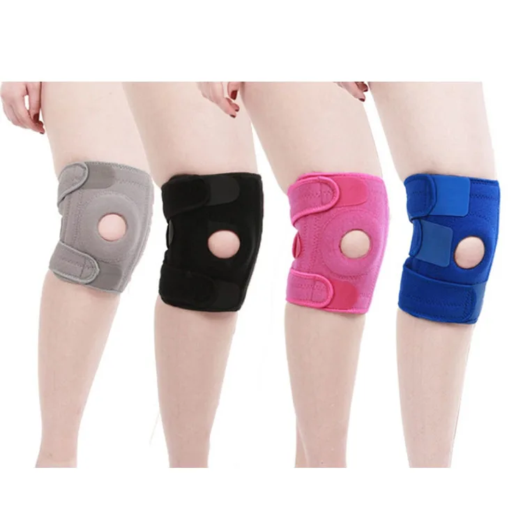 

Adjustable Neoprene Compression Guards Support Belt Protector Brace Knee Sleeve, Black, grey, pink, blue