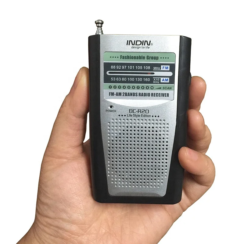 

Hot Sale Good Quality Factory Supply Customized FCC Rohs Certified Portable Pocket Shortwave Am Fm radio