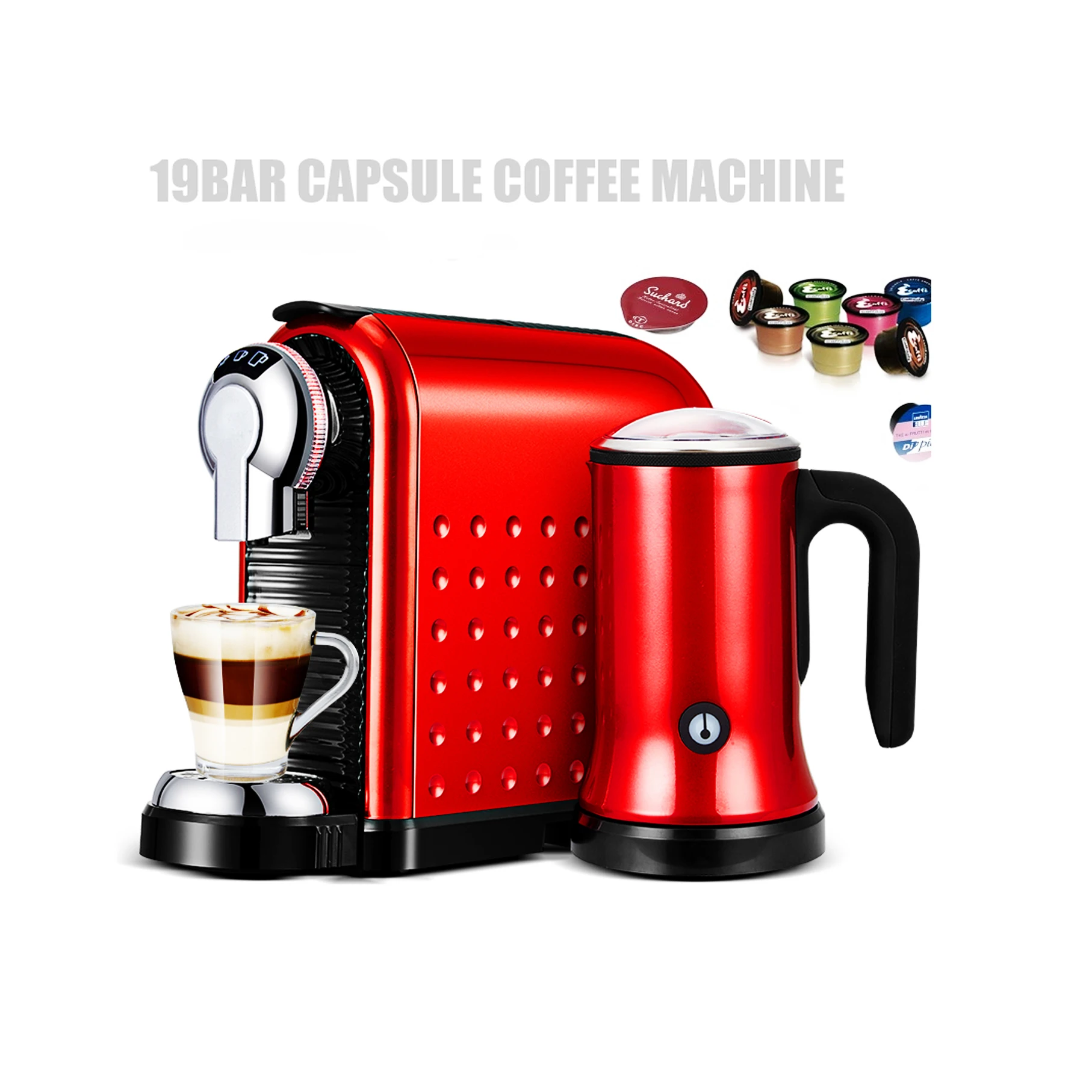 Fashionable And Newest Capsule Coffee Machine With Milk Frother Buy