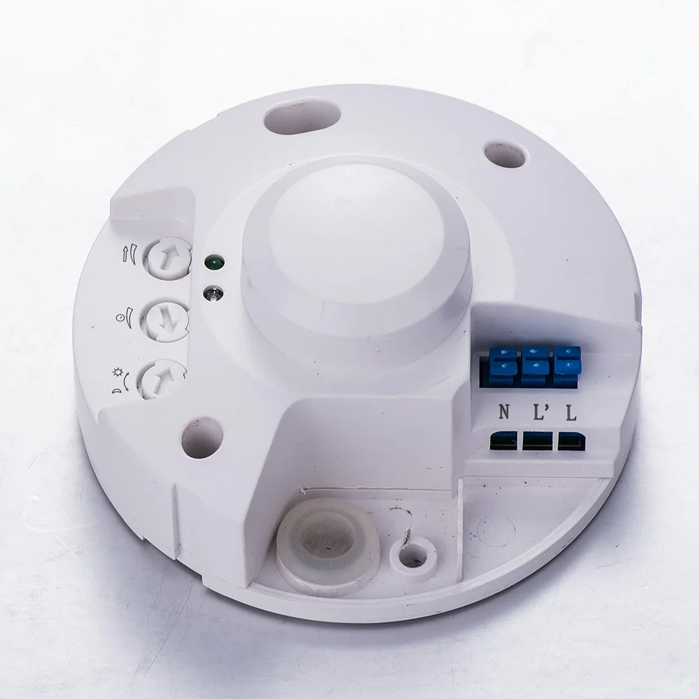 360 Degree Ceiling Surface Mounted Microwave Motion Sensor For Lights